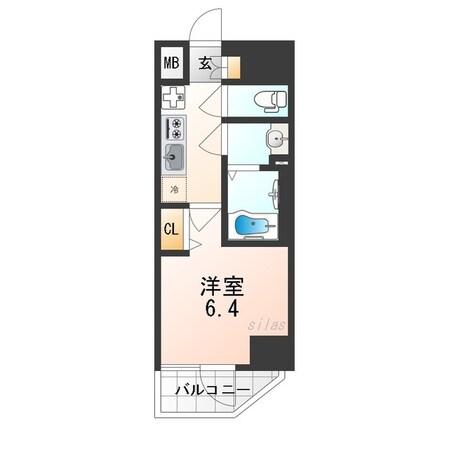 大正駅 徒歩8分 10階の物件間取画像